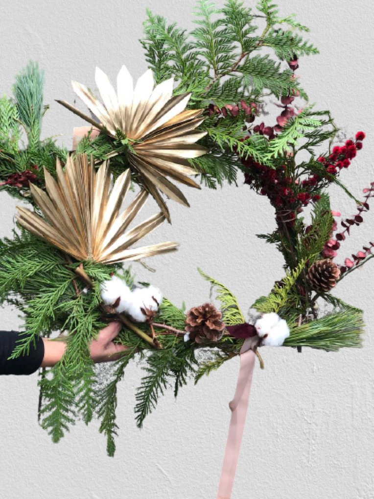 DIY Willow Wreath Sunflower Florist